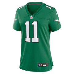 A.J. Brown Philadelphia Eagles Women's Player Jersey - Kelly Green - Nike
