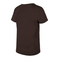 Cleveland Browns New Era Girls Youth Reverse Sequin V-Neck T-Shirt - Brown - NFL