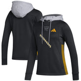 Pittsburgh Penguins adidas Women's Refresh Skate Lace AEROREADY Pullover Hoodie - Black | Adidas sale