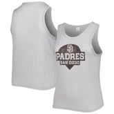 San Diego Padres Soft as a Grape Women's Plus Size High Neck Tri-Blend Tank Top Sale