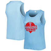 Texas Rangers Soft as a Grape Women's Plus Size High Neck Tri-Blend Tank Top Online
