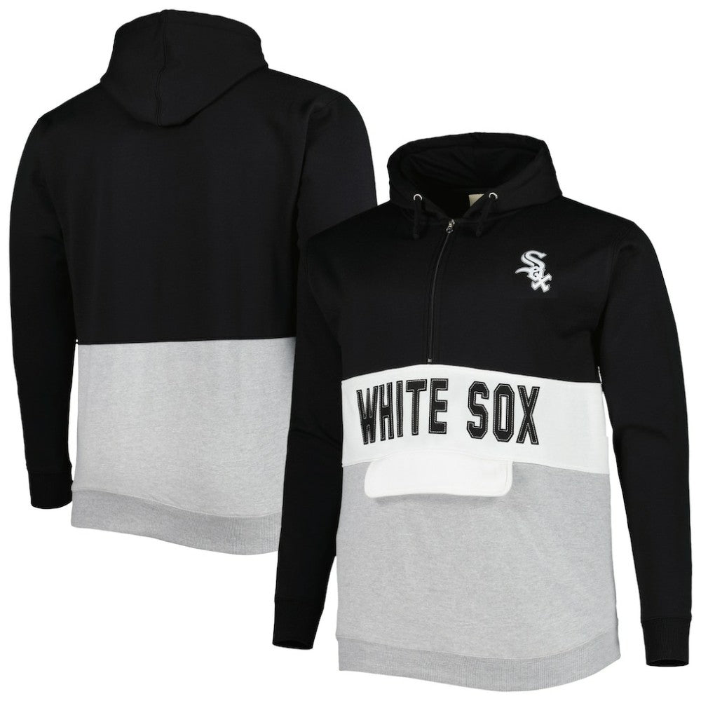 Chicago White Sox Big & Tall Fleece Half-Zip Hoodie Online