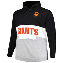 San Francisco Giants Big & Tall Fleece Half-Zip Hoodie for sale