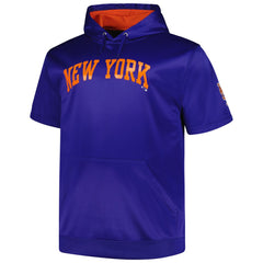 New York Mets Profile Big & Tall Contrast Short Sleeve Pullover Hoodie Discount