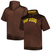 San Diego Padres Profile Big & Tall Contrast Short Sleeve Pullover Hoodie Online