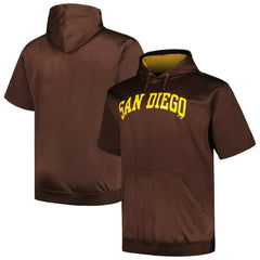 San Diego Padres Profile Big & Tall Contrast Short Sleeve Pullover Hoodie Online