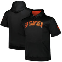 San Francisco Giants Profile Big & Tall Contrast Short Sleeve Pullover Hoodie Outlet