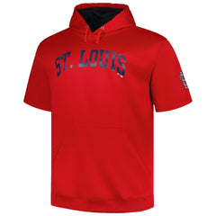 St. Louis Cardinals Profile Big & Tall Contrast Short Sleeve Pullover Hoodie for sale