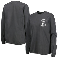 San Francisco Giants Soft as a Grape Women's Team Pigment Dye Long Sleeve T-Shirt Near Me
