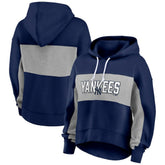 New York Yankees Fanatics Women's Filled Stat Sheet Pullover Hoodie Outlet