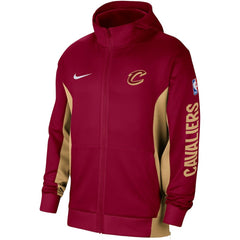 Nike Cleveland Cavaliers 2023/24 Authentic Showtime Full-Zip Hoodie Wine