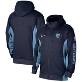 Nike Memphis Grizzlies 2023/24 Authentic Showtime Full-Zip Hoodie Navy
