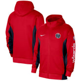 Nike Washington Wizards 2023/24 Authentic Showtime Full-Zip Hoodie Red