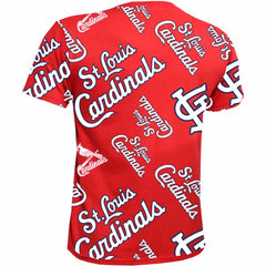 St. Louis Cardinals Stitches Youth Allover Team T-Shirt Discount