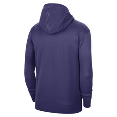 Charlotte Hornets Jordan Brand Unisex 2023/24 Performance Spotlight On-Court Practice Pullover Hoodie Purple