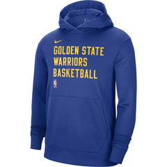 Nike Golden State Warriors Unisex 2023/24 Performance Spotlight On-Court Practice Pullover Hoodie Royal