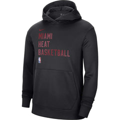 Nike Miami Heat Unisex 2023/24 Performance Spotlight On-Court Practice Pullover Hoodie Black