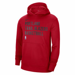 Nike Portland Trail Blazers Unisex 2023/24 Performance Spotlight On-Court Practice Pullover Hoodie Red