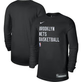 Nike Brooklyn Nets Unisex 2023/24 Legend On-Court Practice Long Sleeve T-Shirt Black