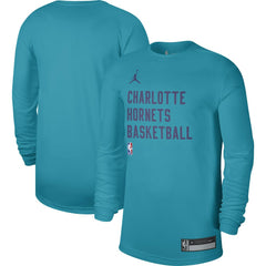 Charlotte Hornets Jordan Brand Unisex 2023/24 Legend On-Court Practice Long Sleeve T-Shirt Teal