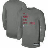 Nike Miami Heat Unisex 2023/24 Legend On-Court Practice Long Sleeve T-Shirt Heather Gray
