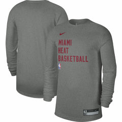 Nike Miami Heat Unisex 2023/24 Legend On-Court Practice Long Sleeve T-Shirt Heather Gray