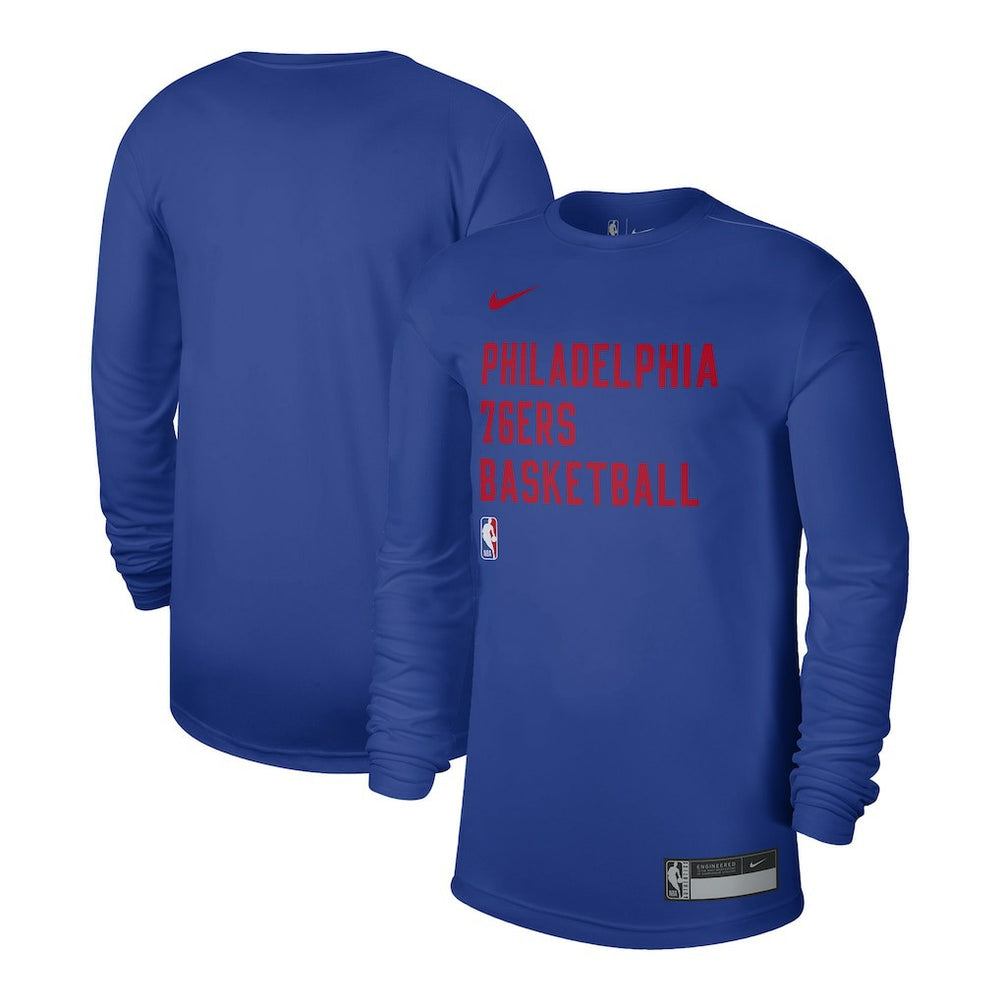 Nike Philadelphia 76ers Unisex 2023/24 Legend On-Court Practice Long Sleeve T-Shirt Royal