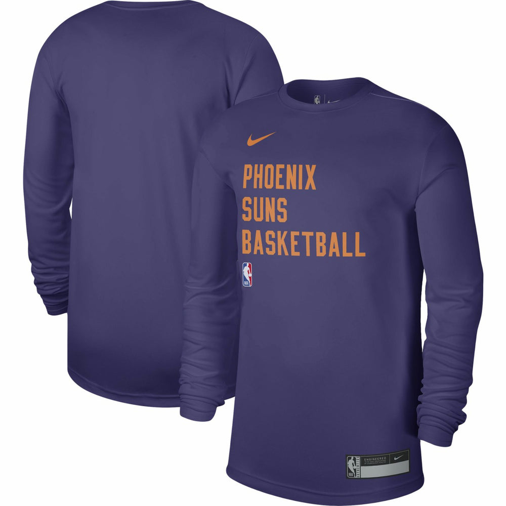 Nike Phoenix Suns Unisex 2023/24 Legend On-Court Practice Long Sleeve T-Shirt Purple