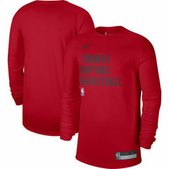 Nike Toronto Raptors Unisex 2023/24 Legend On-Court Practice Long Sleeve T-Shirt Red