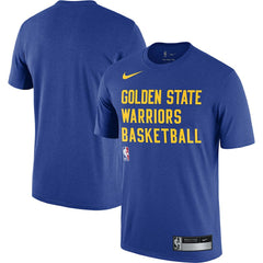 Nike Golden State Warriors 2023/24 Sideline Legend Performance Practice T-Shirt Royal