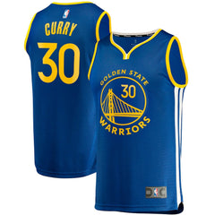 Fanatics Stephen Curry Golden State Warriors Big & Tall Fast Break Player Jersey Royal Icon Edition