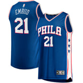 Fanatics Joel Embiid Philadelphia 76ers Big & Tall Fast Break Player Jersey Royal Icon Edition