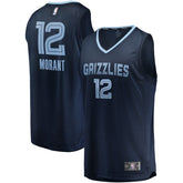 Fanatics Ja Morant Memphis Grizzlies Big & Tall Fast Break Player Jersey Navy Icon Edition