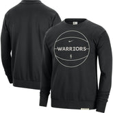Nike Golden State Warriors 2023/24 Authentic Standard Issue Travel Performance Pullover Sweatshirt Black