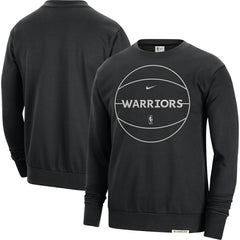 Nike Golden State Warriors 2023/24 Authentic Standard Issue Travel Performance Pullover Sweatshirt Black