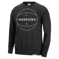 Nike Golden State Warriors 2023/24 Authentic Standard Issue Travel Performance Pullover Sweatshirt Black