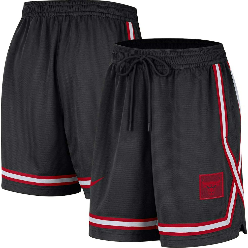 Nike Chicago Bulls Women's Sideline Fly Crossover Performance Shorts Black