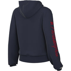 Nike Philadelphia 76ers Women's Courtside Standard Issue Performance Pullover Hoodie Navy