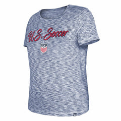 New Era - USWNT 5th & Ocean by New Era Women's Active Space Dye Jersey T-Shirt - Navy