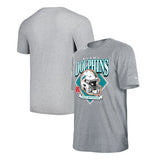 Miami Dolphins New Era Team Logo T-Shirt - Gray - NFL