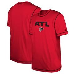 Atlanta Falcons New Era Third Down Puff Print T-Shirt - Red - NFL