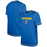 Los Angeles Rams New Era Third Down Puff Print T-Shirt - Royal - NFL