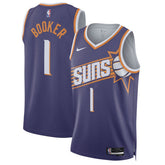 Nike Devin Booker Phoenix Suns Unisex Swingman Jersey Icon Edition Purple