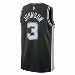 Nike Keldon Johnson San Antonio Spurs Unisex Swingman Jersey Icon Edition Black