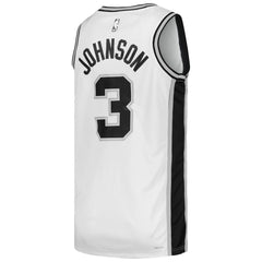 Nike Keldon Johnson San Antonio Spurs Unisex Swingman Jersey Association Edition White