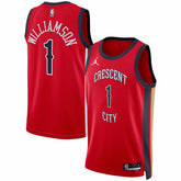 Zion Williamson New Orleans Pelicans Jordan Brand Unisex Swingman Jersey Statement Edition Red