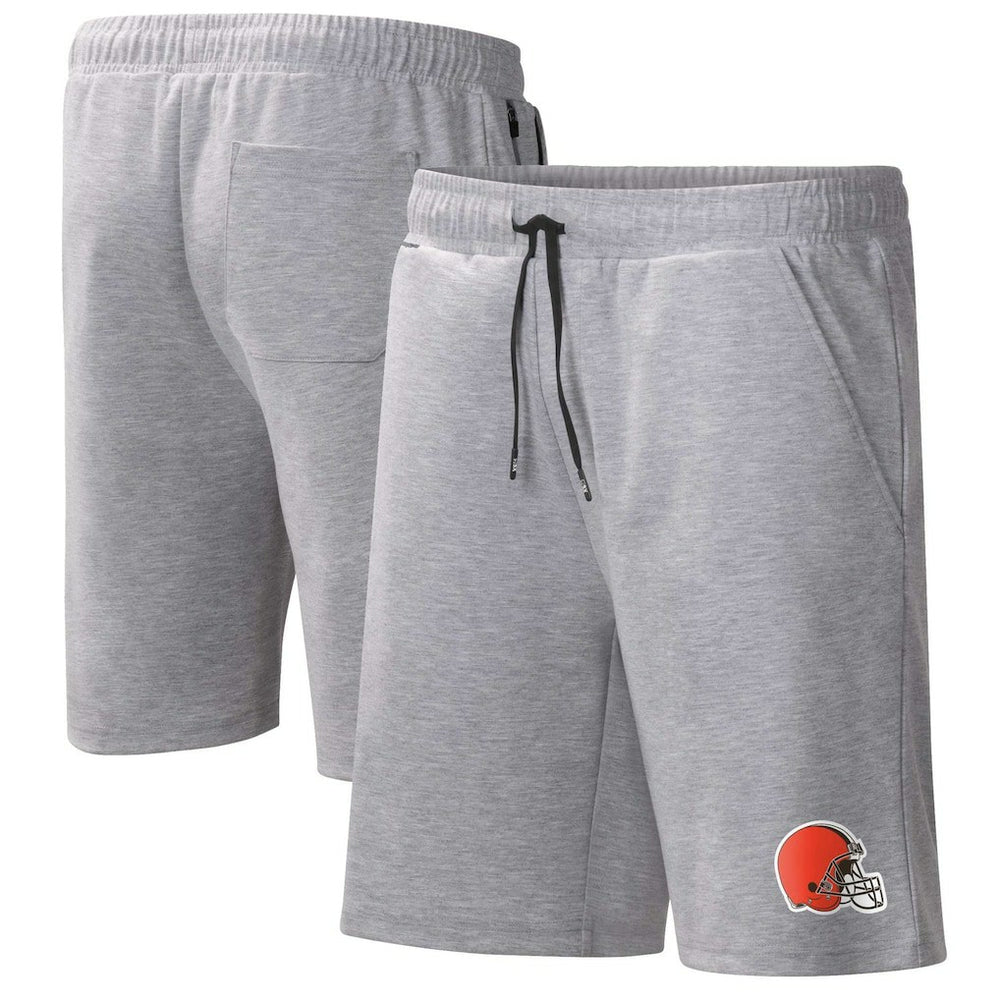 Cleveland Browns MSX by Michael Strahan Trainer Shorts - Heather Gray - NFL