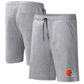 Cleveland Browns MSX by Michael Strahan Trainer Shorts - Heather Gray - NFL