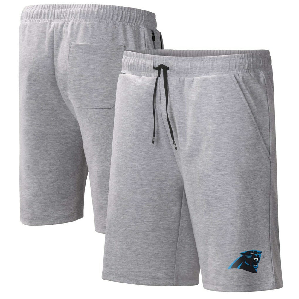 Carolina Panthers MSX by Michael Strahan Trainer Shorts - Heather Gray - NFL