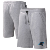 Carolina Panthers MSX by Michael Strahan Trainer Shorts - Heather Gray - NFL